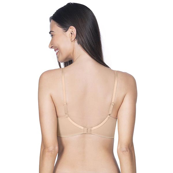 Buy Amante Smooth Minimiser Non-Padded & Non-Wired Bra - Sandalwood online
