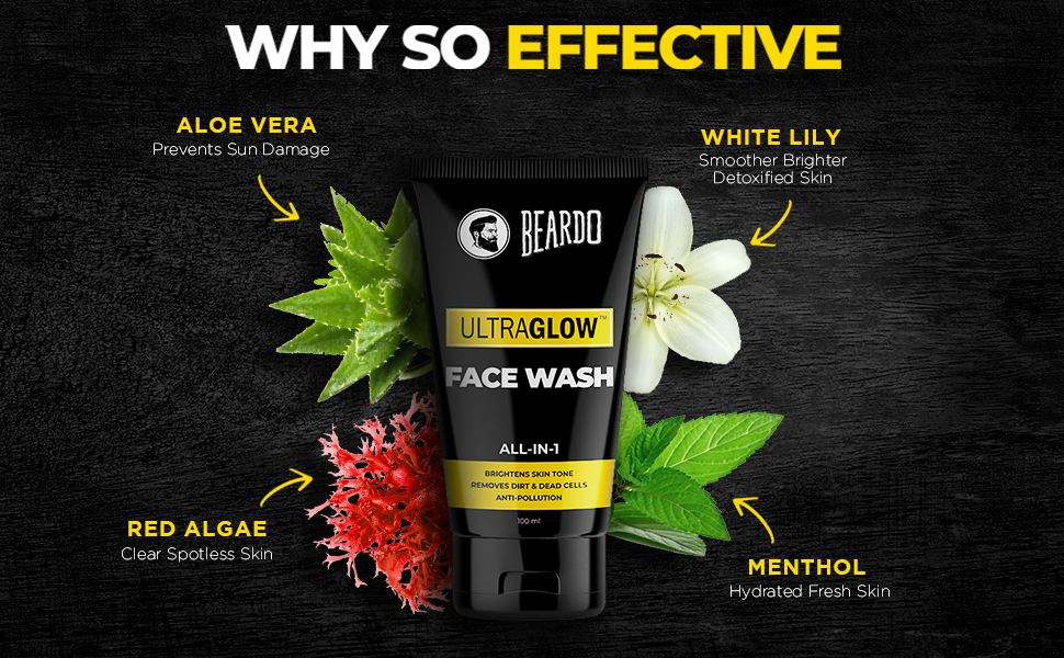 Beardo Ultraglow Face Wash for Men (100ml) 01