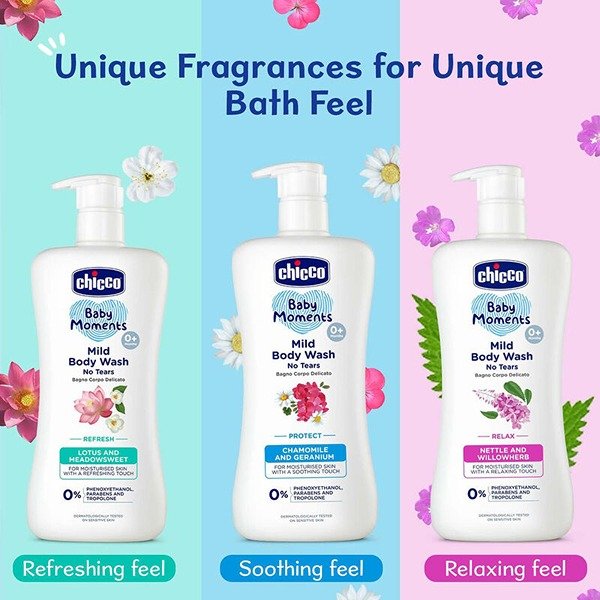 Chicco Baby Mild Body Wash Refresh (200ml) - The online shopping beauty  store. Shop for makeup, skincare, haircare & fragrances online at Chhotu Di  Hatti.