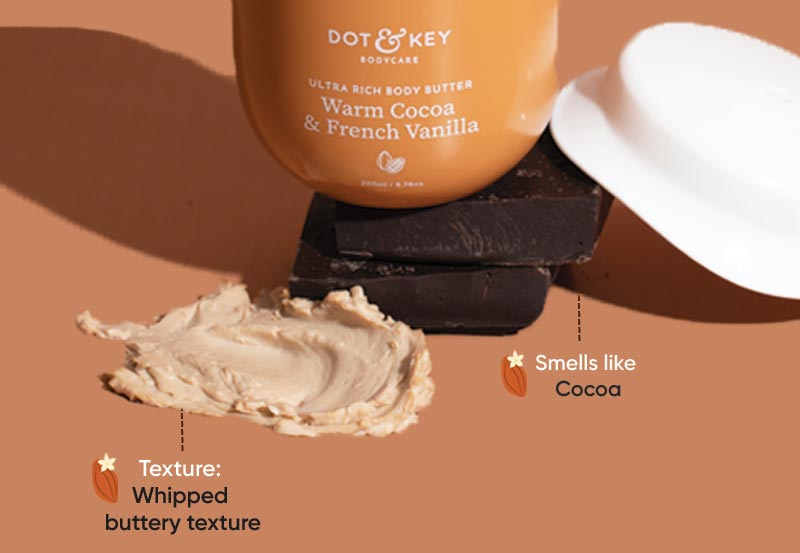 Dot & Key Ultra Rich Body Butter Warm Cocoa & French Vanilla With 10% Shea (200ml)