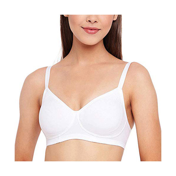 Enamor Side Support Shaper Classic Non Padded Non Wired Full Cover Supima  Cotton Bra (Skin) Style# A042