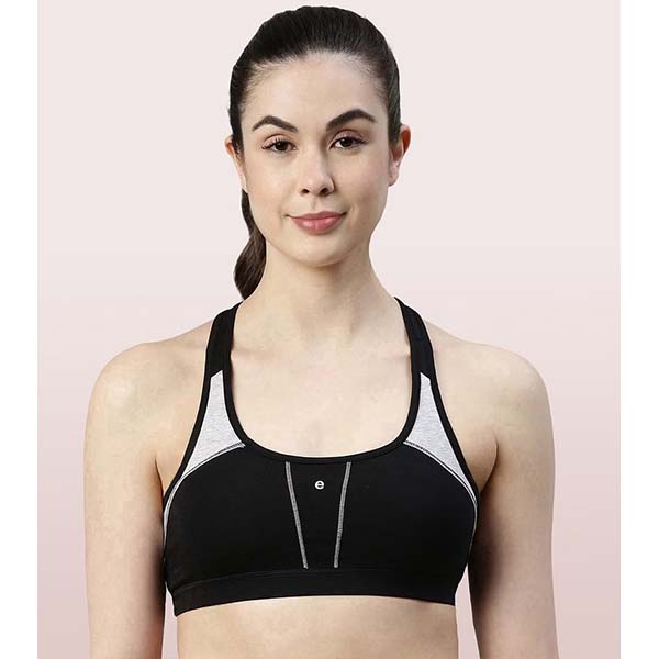 Enamor Women's Cotton Removable Pads Wirefree High Coverage Sports Bra  (SB08) - The online shopping beauty store. Shop for makeup, skincare,  haircare & fragrances online at Chhotu Di Hatti.