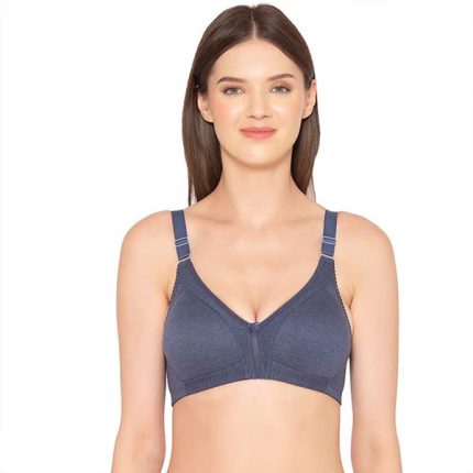 Groversons Paris Beauty Women's Full Coverage and Non-Padded Supima Cotton  Spacer and Minimiser Bra (REBECCA) Denim Blue - The online shopping beauty  store. Shop for makeup, skincare, haircare & fragrances online at Chhotu Di  Hatti.