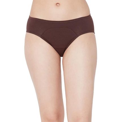 Juliet Mid Rise No Stain Period Panty Coffee Brown, period panty for girl/women. buy panty online, panty.