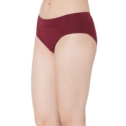 Juliet Mid Rise No Stain Period Panty Maroon - The online shopping