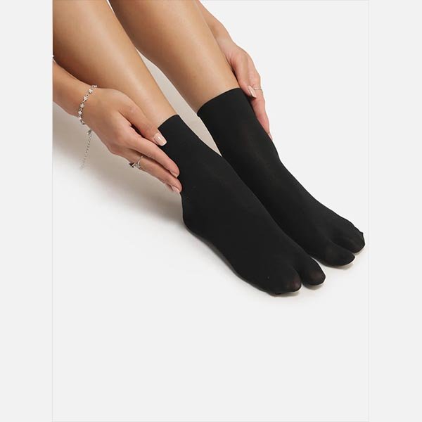 Buy NEXT2SKIN Women's Nylon Ankle Length Fleece Thumb Winter Socks - Pack  of 3 Pairs