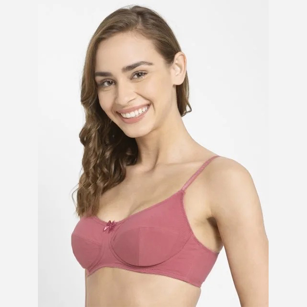 Jockey Seamed Wirefree Non-Padded Bra with Adjustable Straps (1615