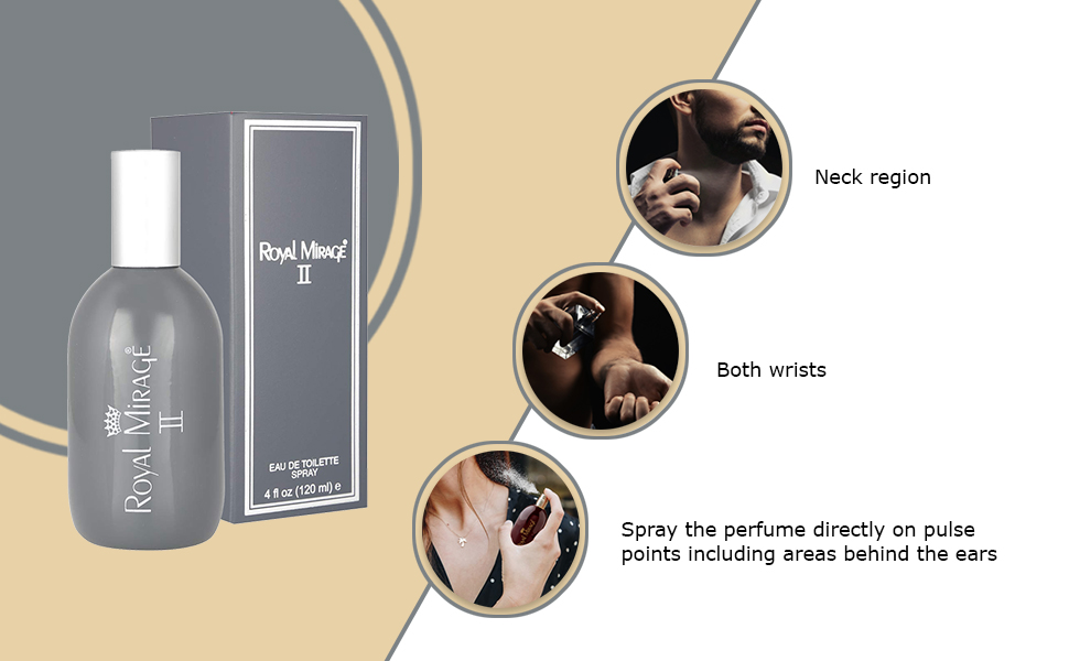 Royal Mirage Eau De Cologne Grey No II Perfume Spray For Men (120ml)