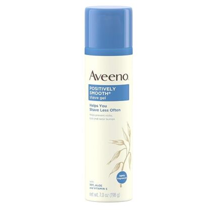 Aveeno Positively Smooth Shave Gel (198g) 01