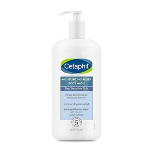 Cetaphil Moisturizing Relief Body Wash Dry Sensitive Skin 591ml