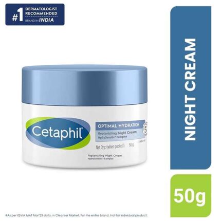 Cetaphil Optimal Hydration Replenishing Night Cream- 50 gm (1)