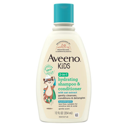 Aveeno Kids 2-in-1 Hydrating Shampoo & Conditioner With Oat Extract (354ml) (1)