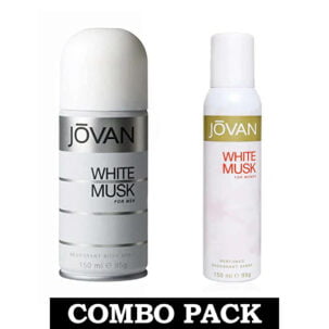 Jovan White Musk Men & Women Deodorant (Combo Pack)