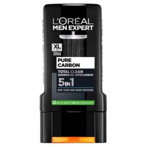 Loreal Men Expert Shower Gel 5in1 - Pure Carbon - Total Clean - 300ml