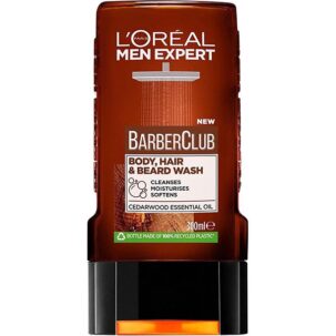 Loreal Paris Men Expert Barber Club Shower Gel Body Hair & Beard Wash 300ml 1