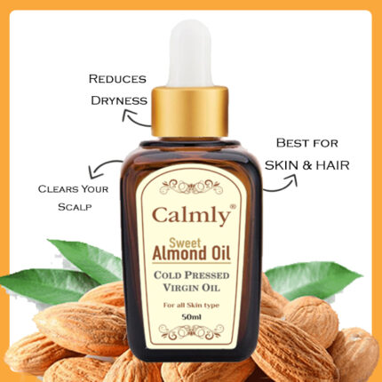 Calmly Sweet Almond Oil For Skin & Hair (50ml)