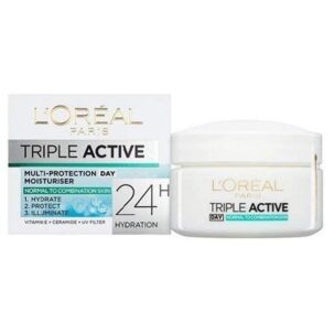 Loreal Paris Triple Active 24 Hydration Multi-Protection Day Cream 50ml