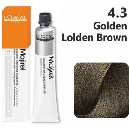 Loreal Professional Majirel Hair Color 50g 4.3 Brown Gold