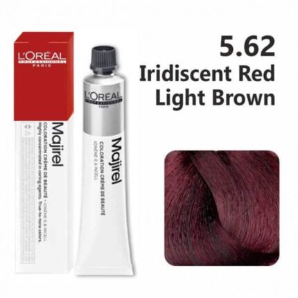 Loreal Professional Majirel Hair Color 50g 5.62 Majirouge Iridiscent Red Light Brown