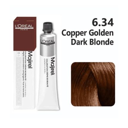 Loreal Professional Majirel Hair Color 50g 6.34 Copper Golden Dark Blonde