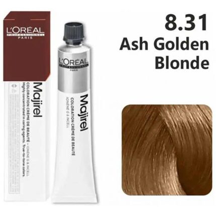 Loreal Professional Majirel Hair Color 50g 8.31 Ash Golden Light Blonde