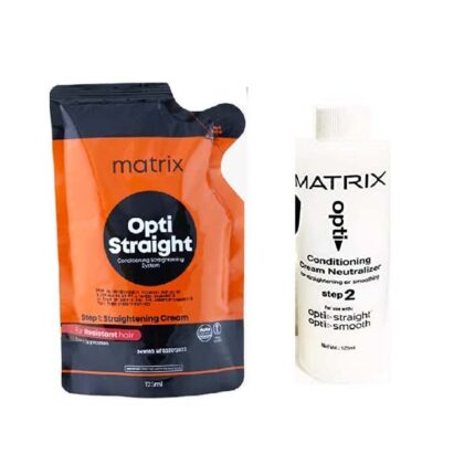 Matrix Professional Opti care Smooth Straight Hair Straightening Cream + Neutralizing Cream 125ml
