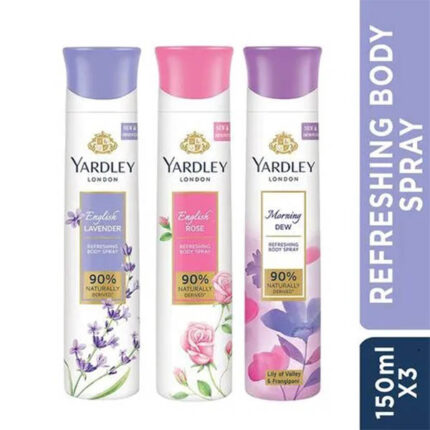 Yardley London Assorted Deodorant Pack for Women 01